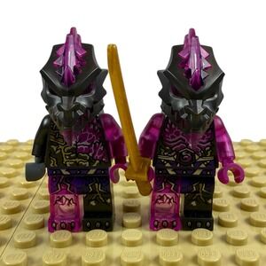 (2) LEGO Vengestone Warrior Crystalized Ninjago Ninja 71775 71772 Minifigure